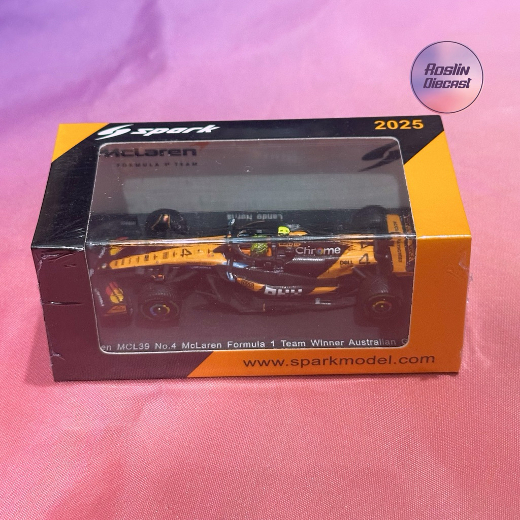 Diecast 1:64 Spark McLaren MCL39 No.4 F1 Australian GP 2025
