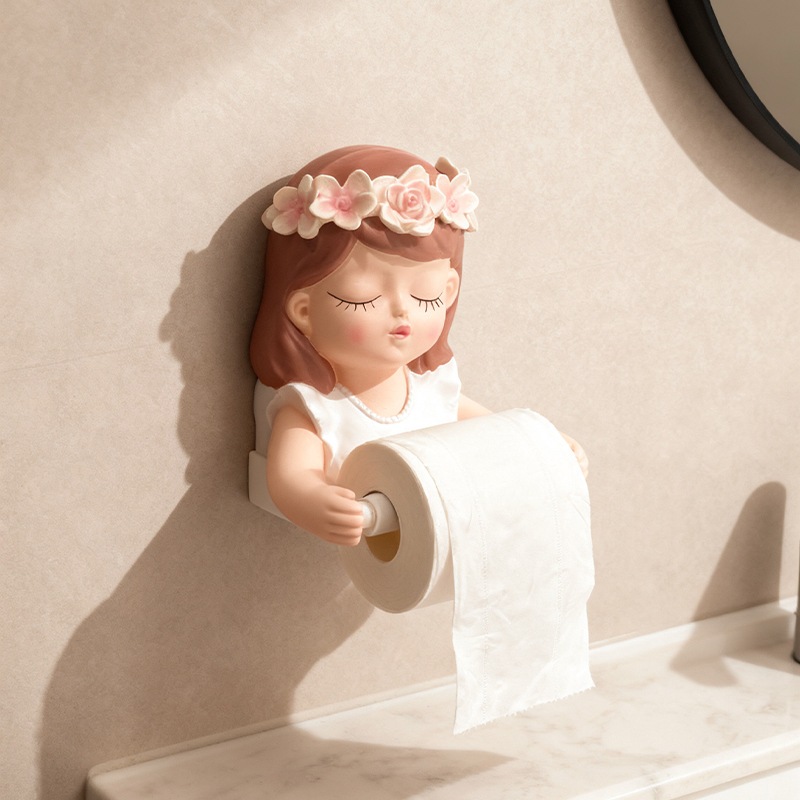 Tempat tissue toilet tissue holder lucu karakter dekorasi rumah towel paper