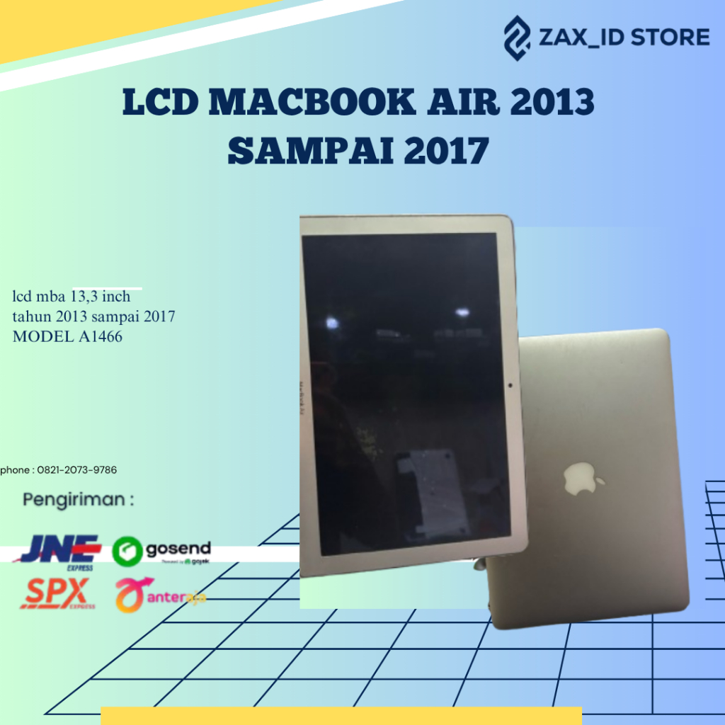 LCD MACBOOK AIR 2013 SAMPAI 2017