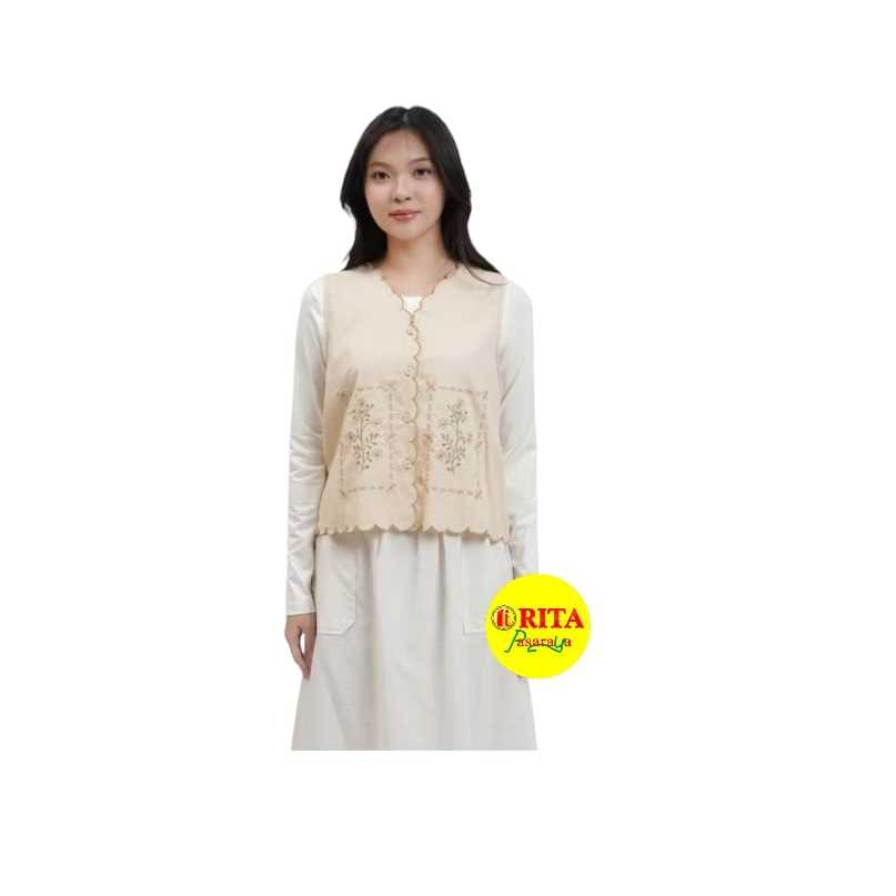 Exit Atasan Blouse Outer Bordr Wanita / Blouse Bordir Wanita