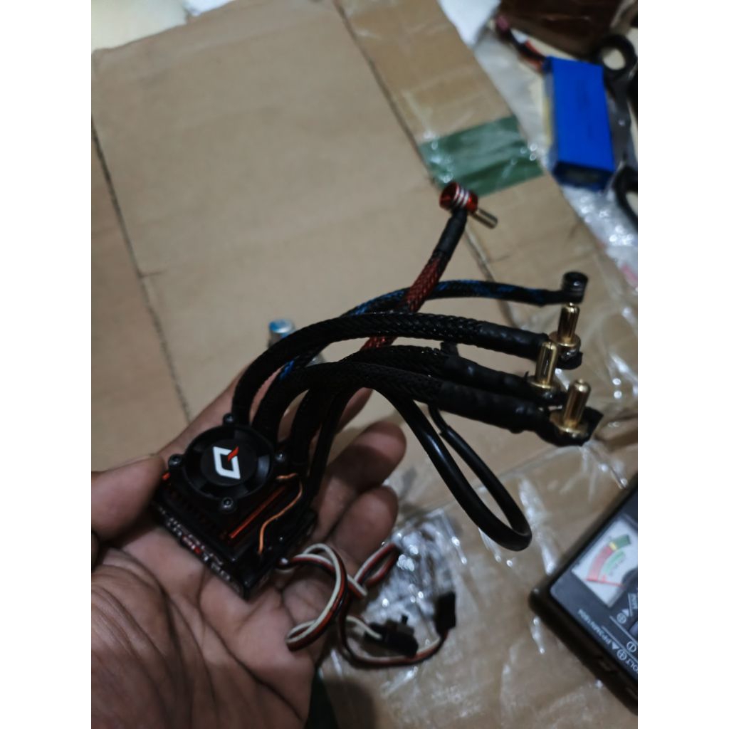 part rc esc brushless hobbywing quicrun 10bl120 sensored 120A