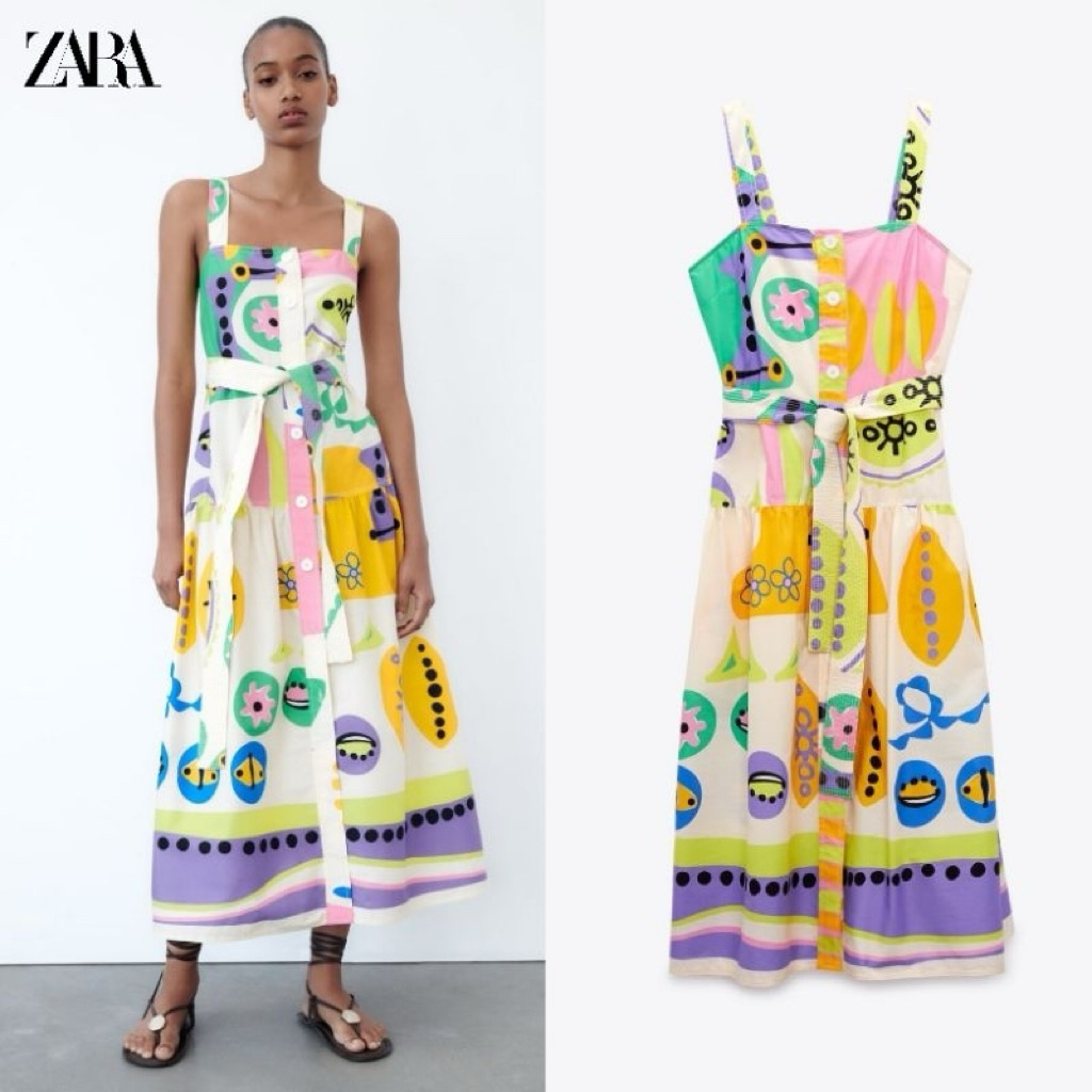 DRESS OL PANTAI COLORFULL ETNIK BOHEMIAN MIRIP ZR KOREANSTYLE BKK VINTAGE