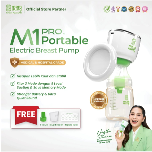Sewa Mom Uung M1 Pro Pompa ASI Portable Breast Pump Single Pump