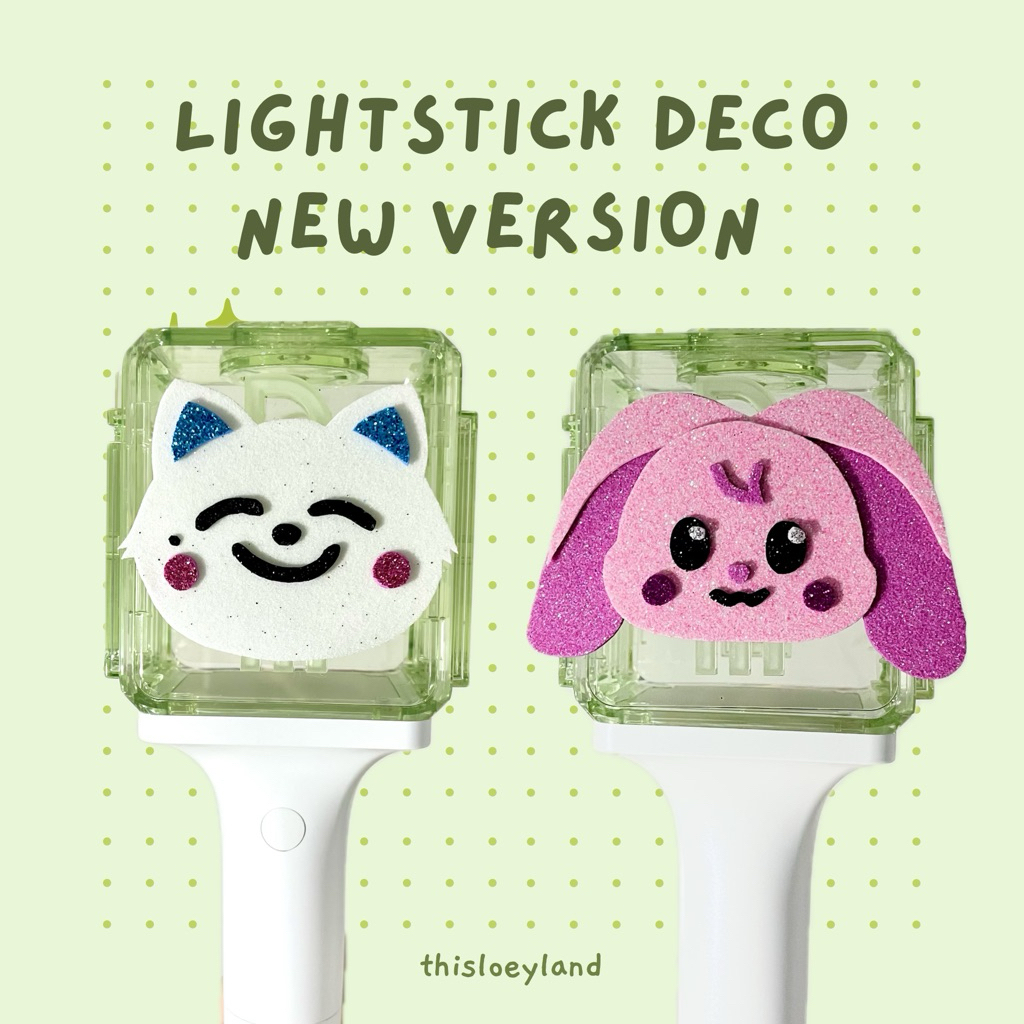 Lightstick Deco NCT JENO/JAEMIN V.2 JJED/KKYUPING Dekorasi Lightstick