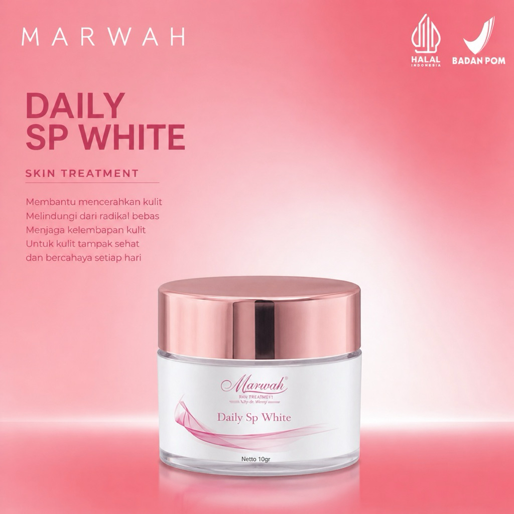 MARWAH NIGHT CREAM AGING SPECIAL NIGHT CREAM  DAILY SP WHITE BPOM Original
