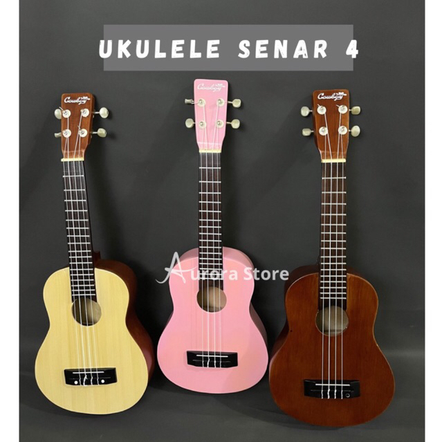 Ukulele / Kencrung Dryer Mutiara Senar 4 Cowboy