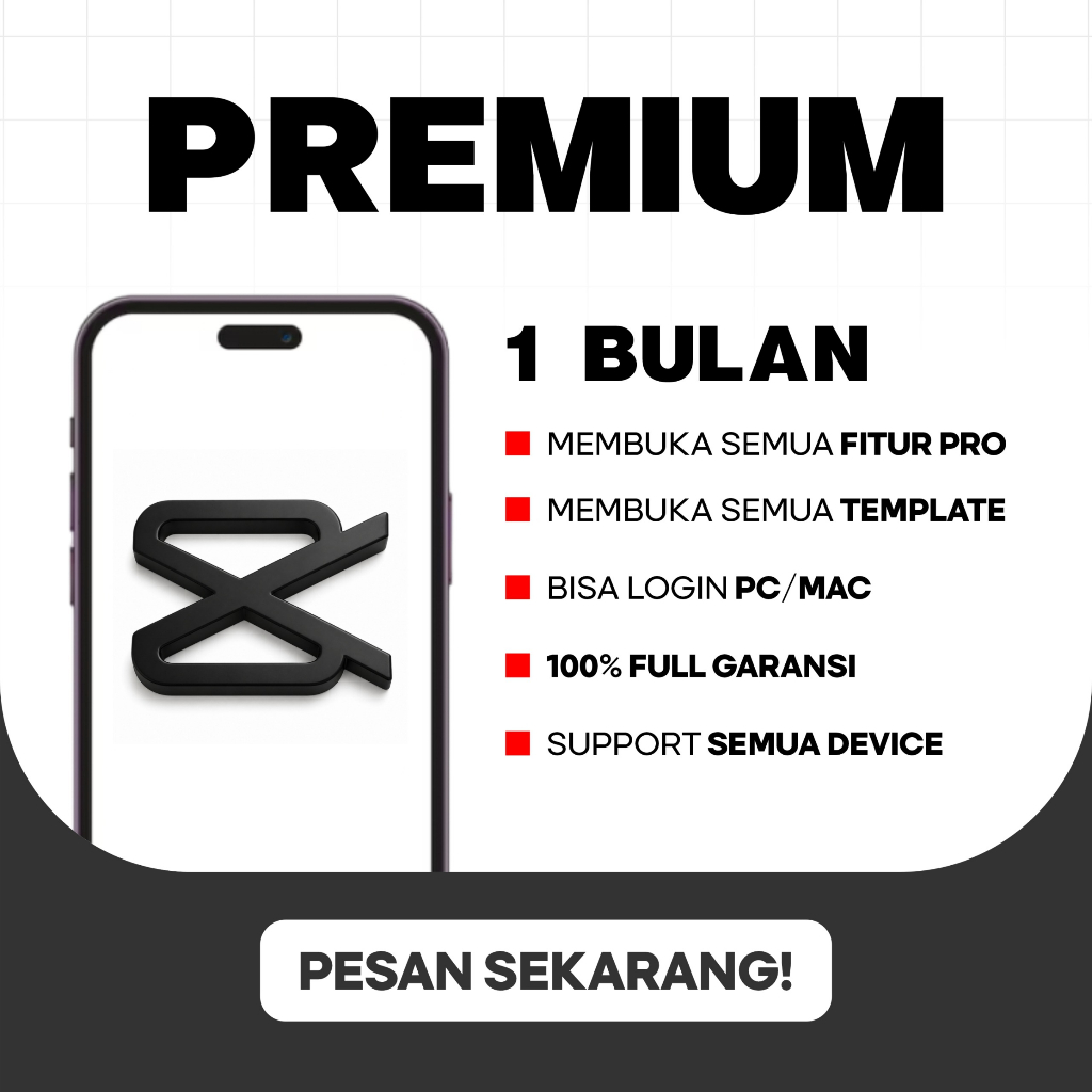 [PRO] TEMPLATE CAPCUT PRO 1 BULAN - Instant Delivery [24/7] 65000+ Template CapCut Pro