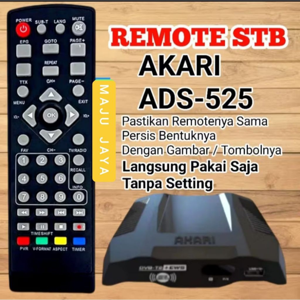 Remote set top box AKARI ADS 525
