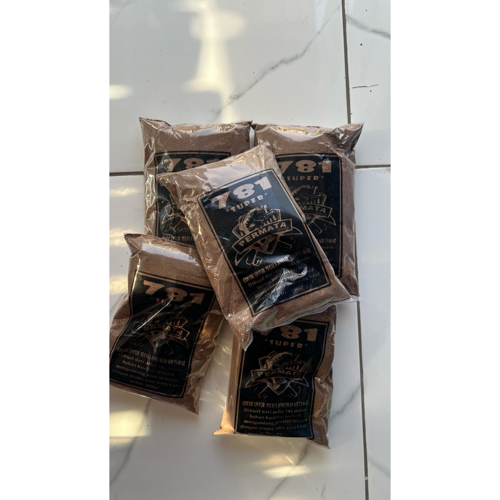 Umpan Mancing 781 Pandawa 250g - Aroma Amis, Tinggi Protein, Cocok untuk Segala Ikan Air Tawar