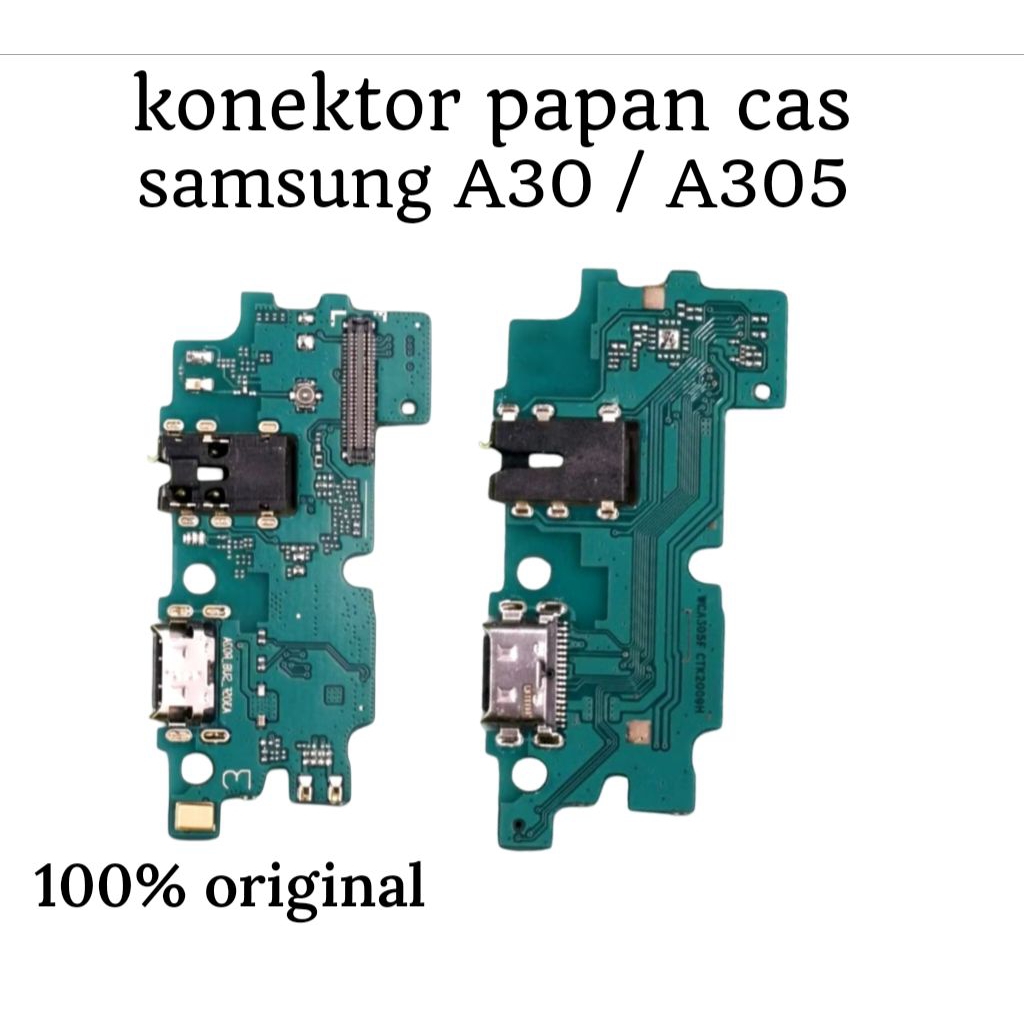 KONEKTOR PAPAN CAS SAMSUNG A30 / A305 FULL ORIGINAL PENGGANTI KONEKTOR PAPAN CAS
