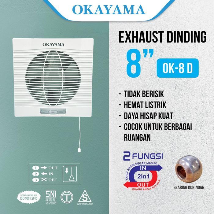 Exhaust Fan Dinding Okayama 8" OK-8D