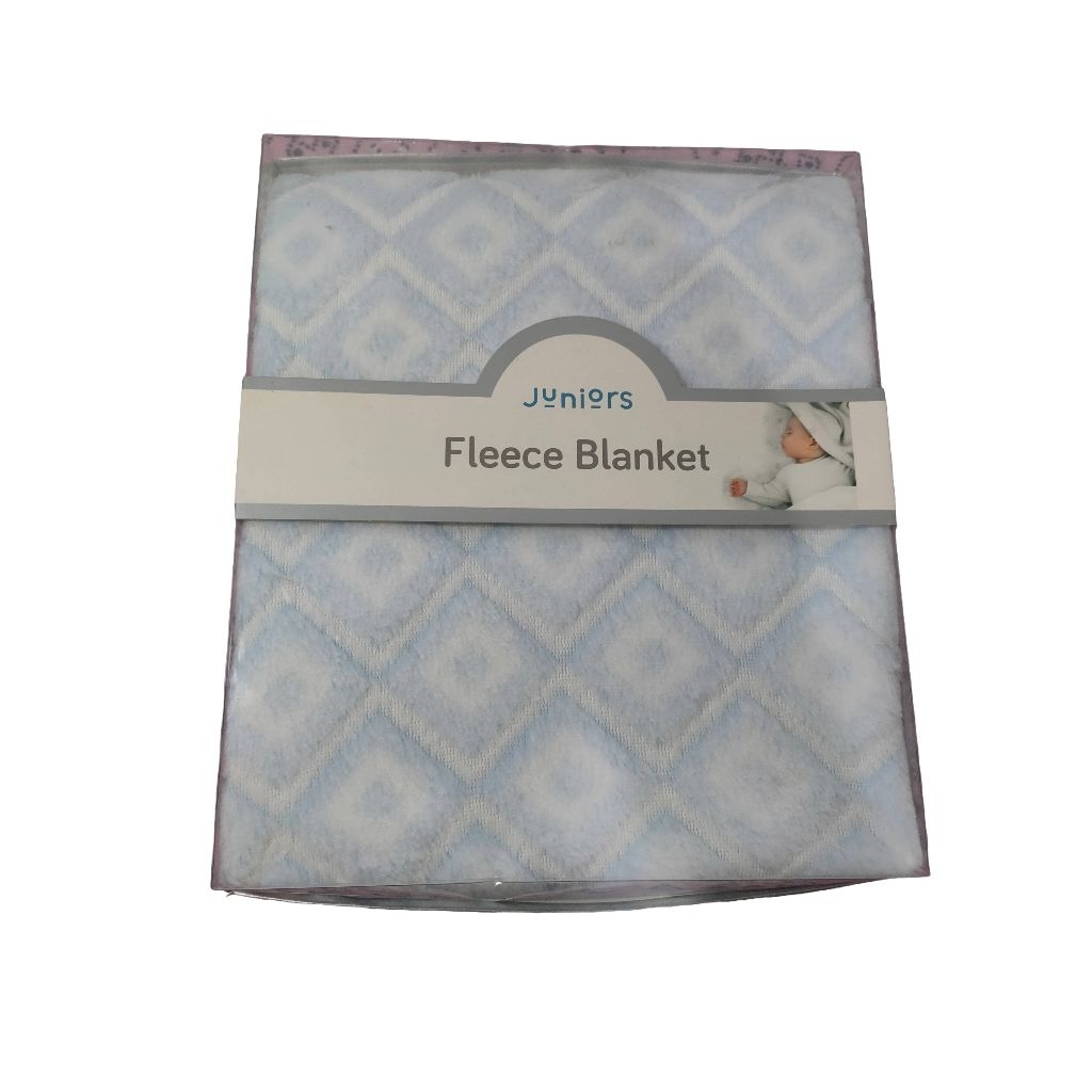 Babyshop Juniors Coral Fleece Blanket-Blu Square