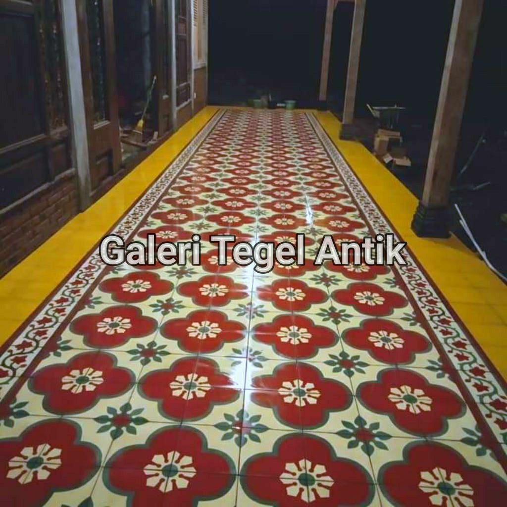 TEGEL MOTIF UBIN VINTAGE KLASIK JOGJA