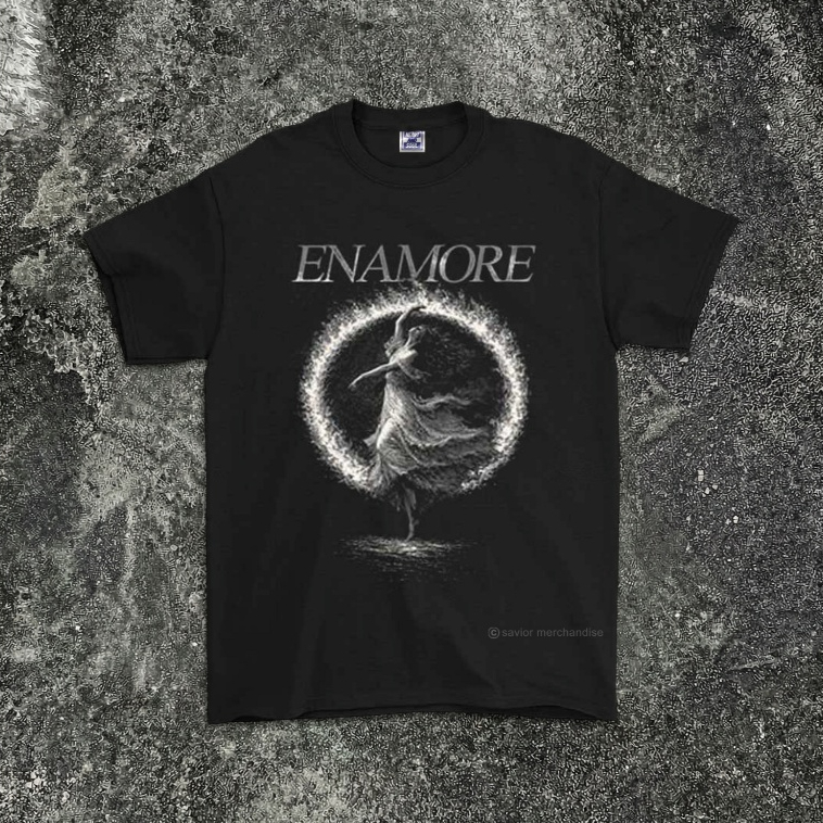 ORIGINAL T SHIRT ENAMORE - FEEL PAIN WHITE RELEASE BY HEART AND SOUL