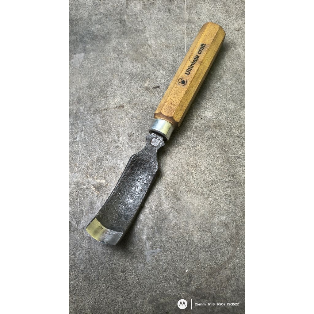 pisau kuksa bent gouge chisel