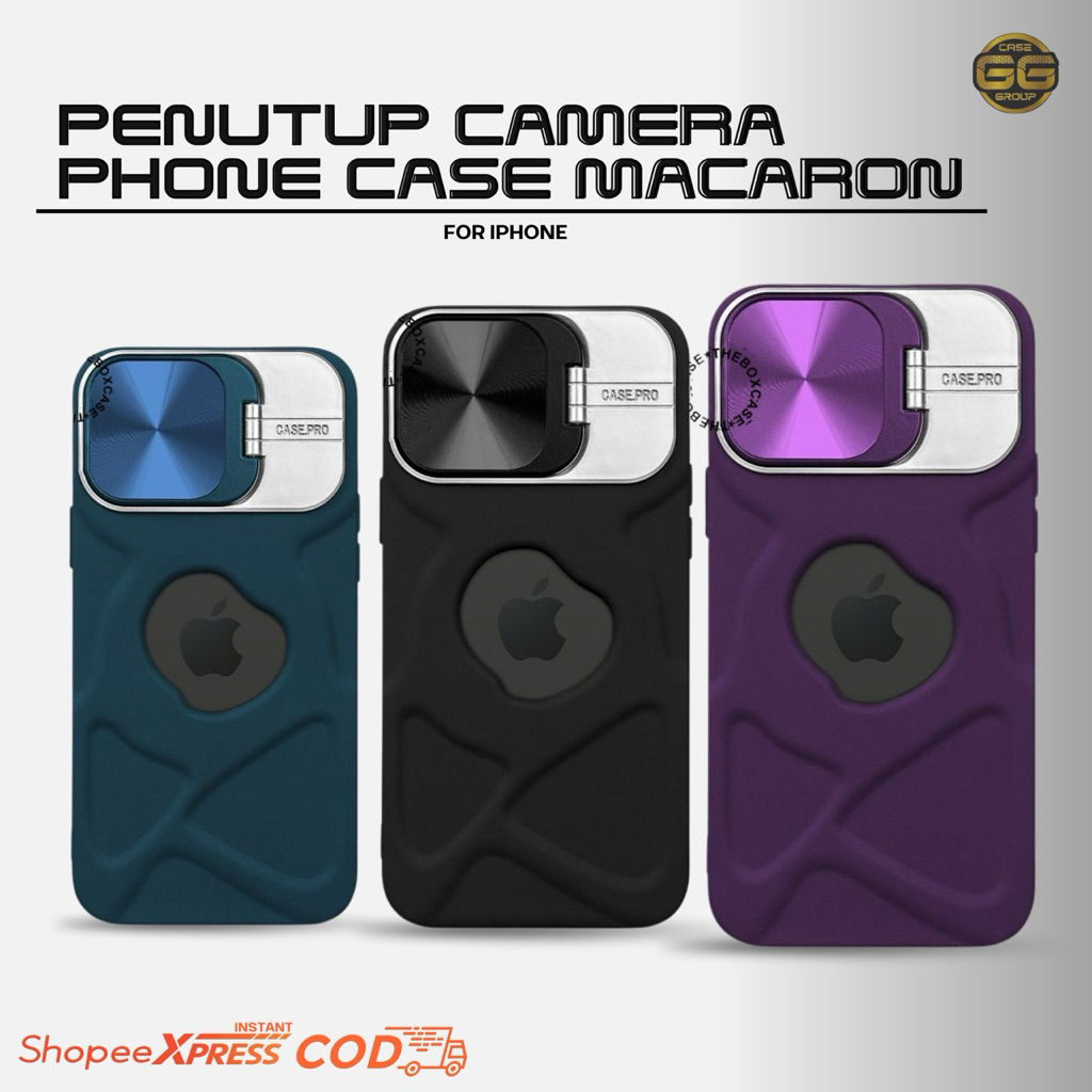 SOFT CASE MAGNETIC PENUTUP KAMERA FOR IPHONE