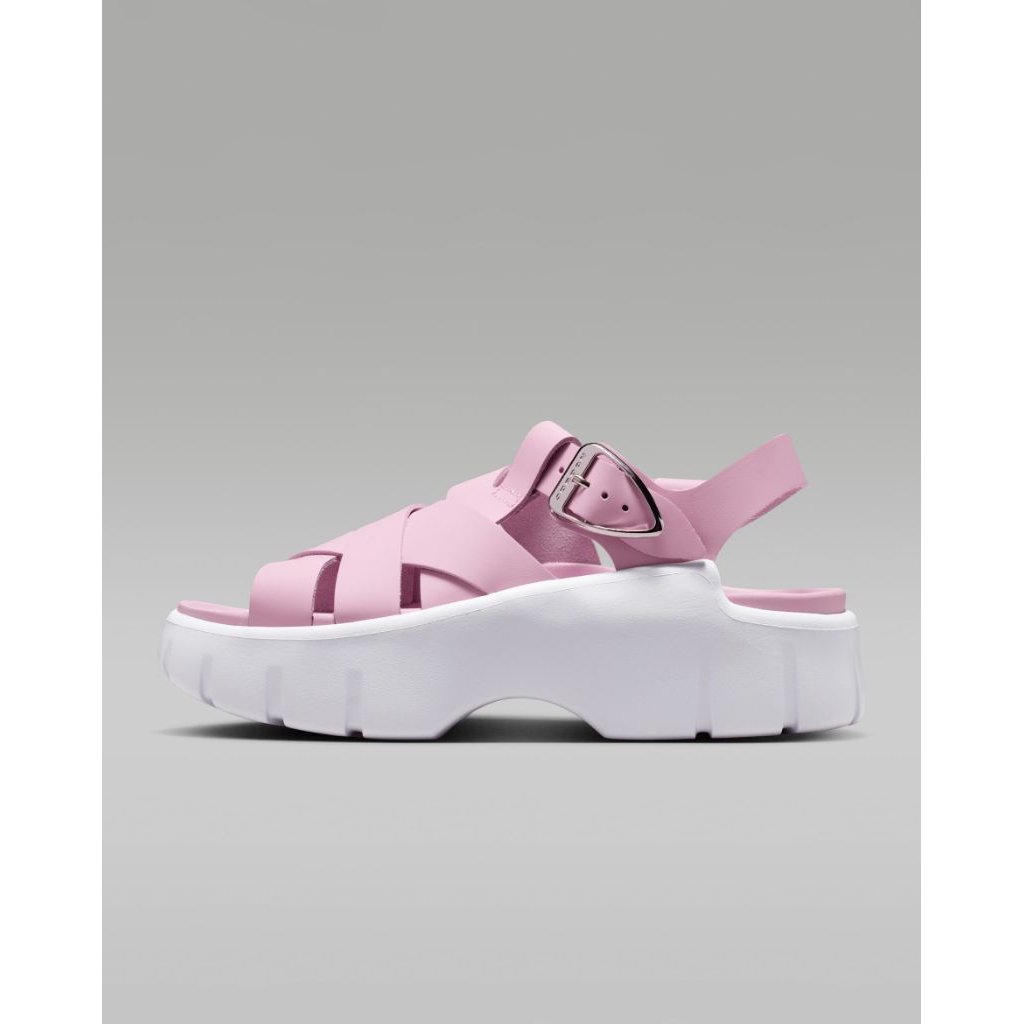 Nike Jordan Willow Sandals Iced Carmine White Original
