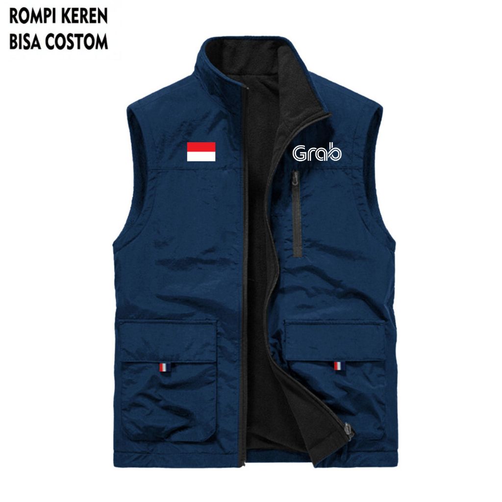 ROMPI GRAB FOOD,  ROMPI PRIA DRIVER SHOPEE FOOD, ROMPI HIKING VEST OUTDOOR SHOPEE FOOD