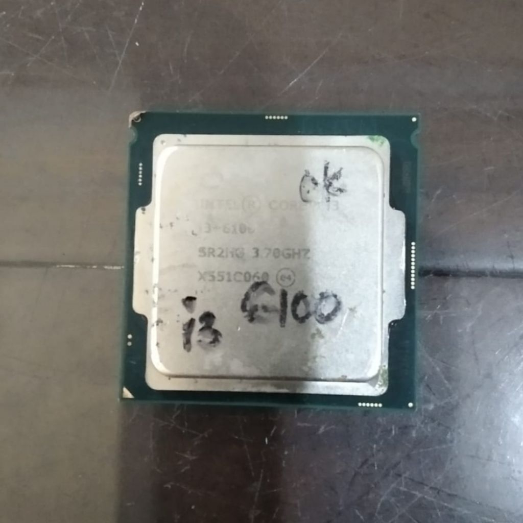 Processor Intel Core i3-6100 Gen 6 | Second Normal