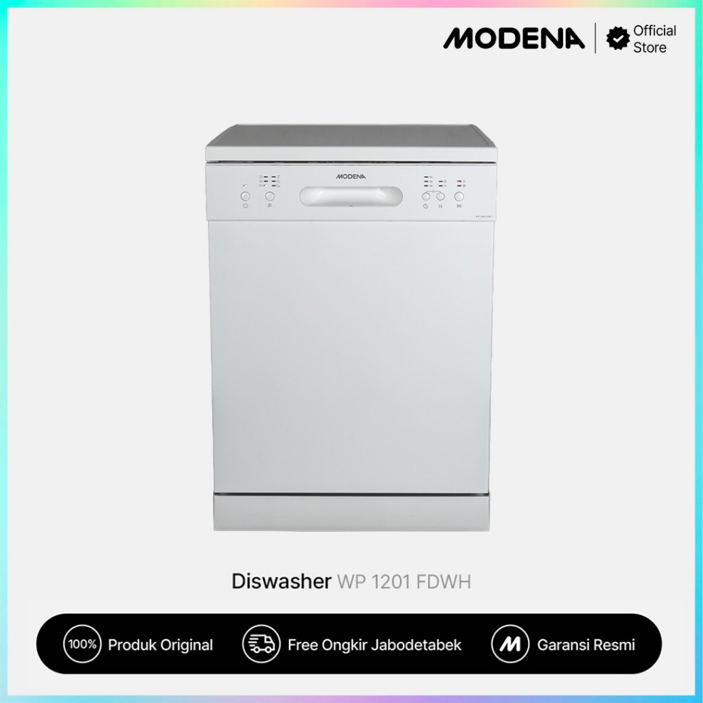 Modena WP 1201 FDWH Mesin Cuci Piring