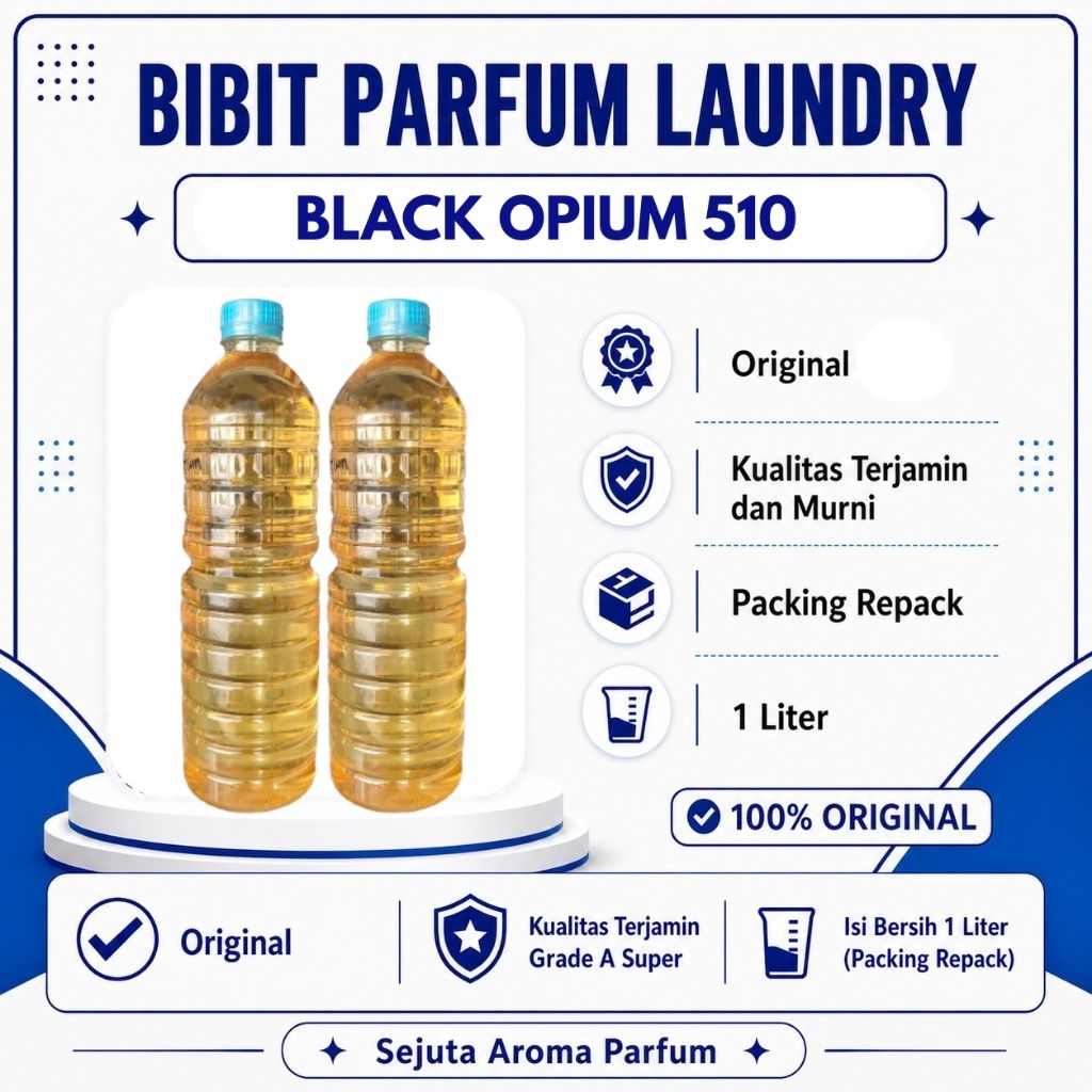 BLACK OPIUM (BIBIT PARFUM LAUNDRY) ORIGINAL UK.1 Ltr