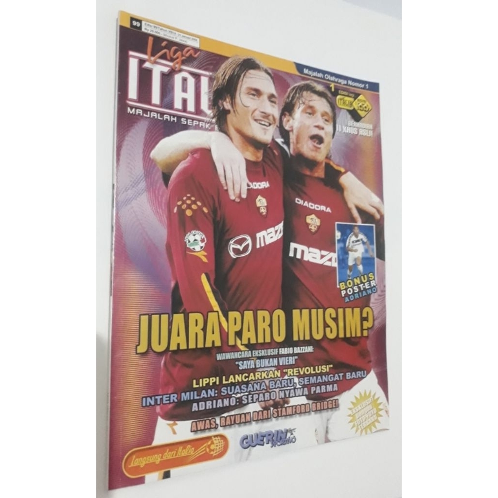 Majalah Liga Italia edisi 2004