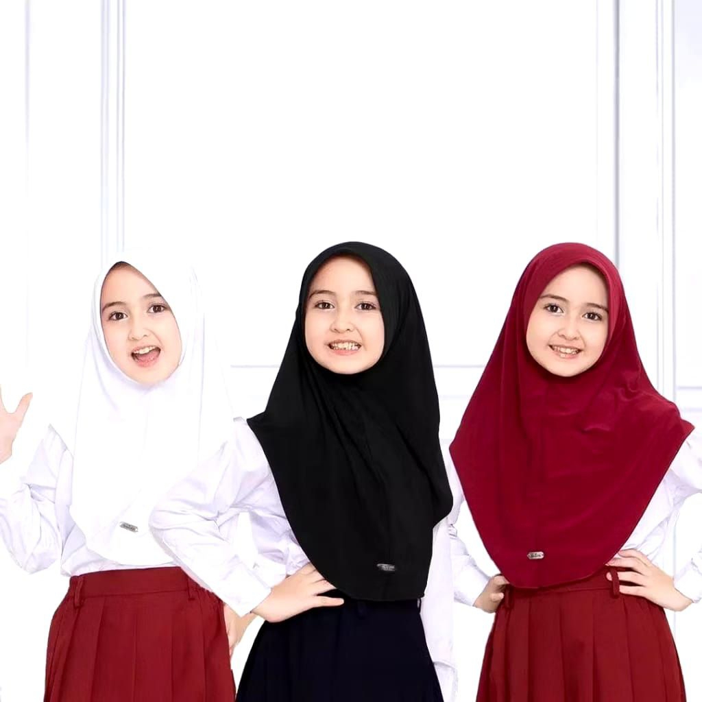 Hijab anak sekolah // Hijab sport anak sekolah bahan jersey premium