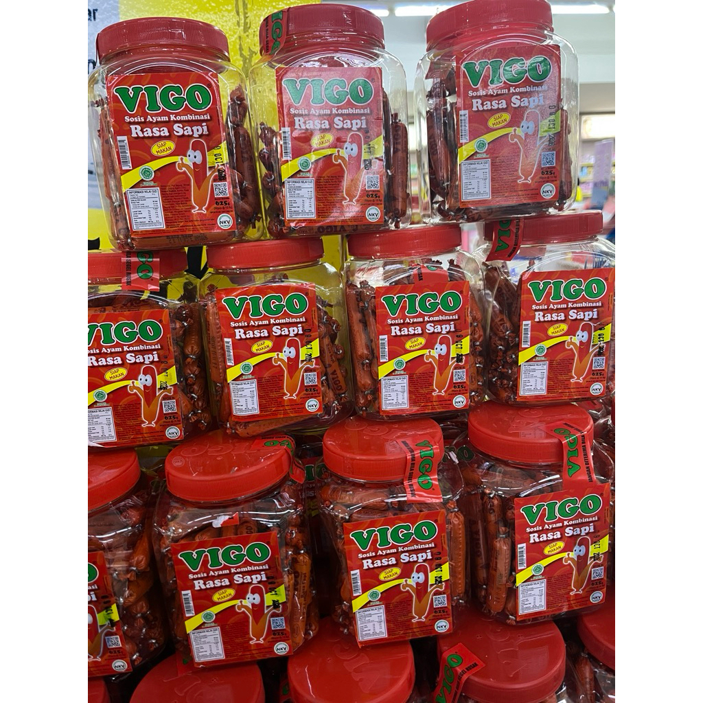 SOSIS VIGO SOSIS AYAM KOMBINASI RASA SAPI 625 GR TOPLES