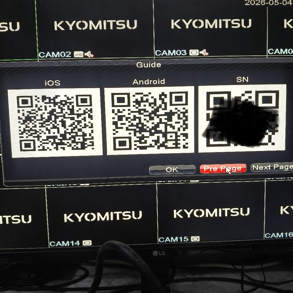 DVR 16 Chanel 2MP  KYOMITSU