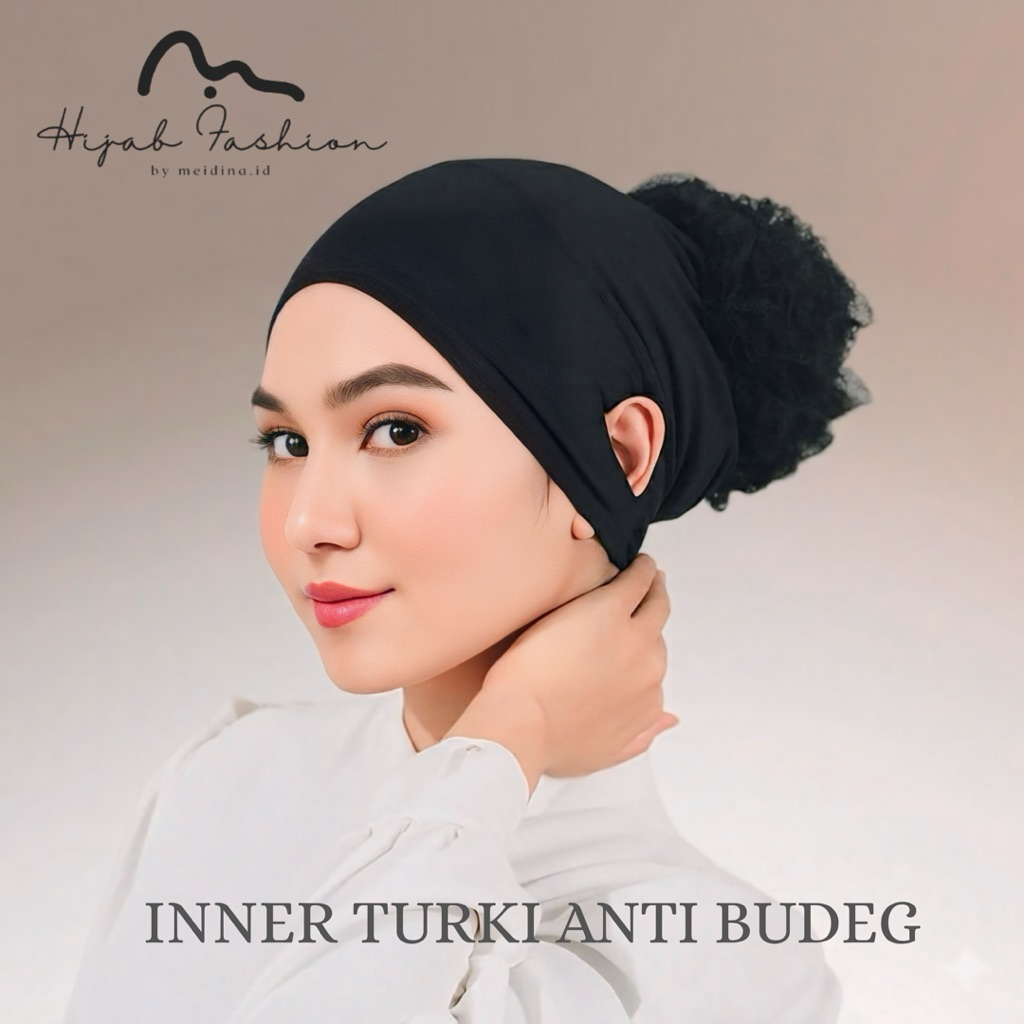 Meidina.id-Ciput Turki Anti Budeg / Inner Turki Anti Budeg / Daleman Hijab / Ciput Premium