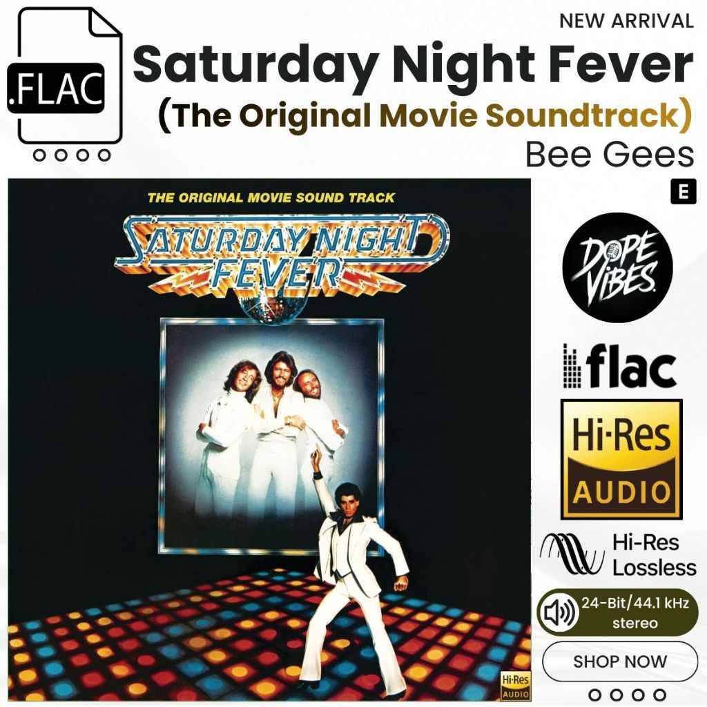 Saturday Night Fever (The Original Movie Soundtrack) (1977) FLAC Hi-Res Lossless 24-Bit/44.1 kHz