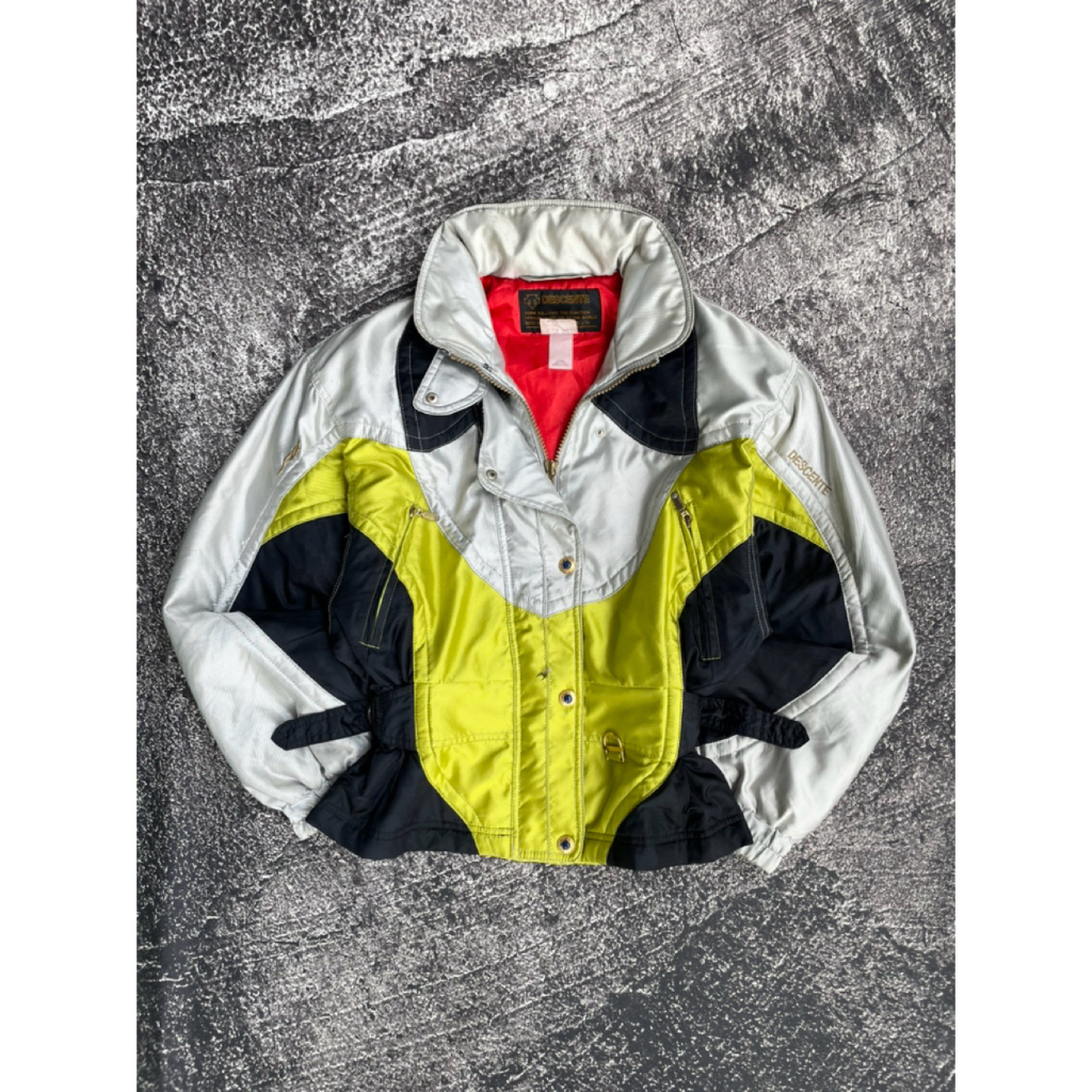 VINTAGE RACING CROP RARE AITEM || DESCENTE || BERSABUK - MODEL JARANG