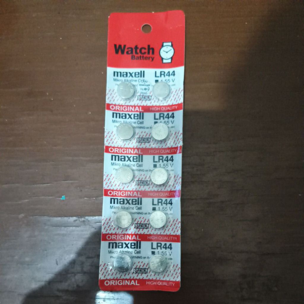baterai maxell lr44