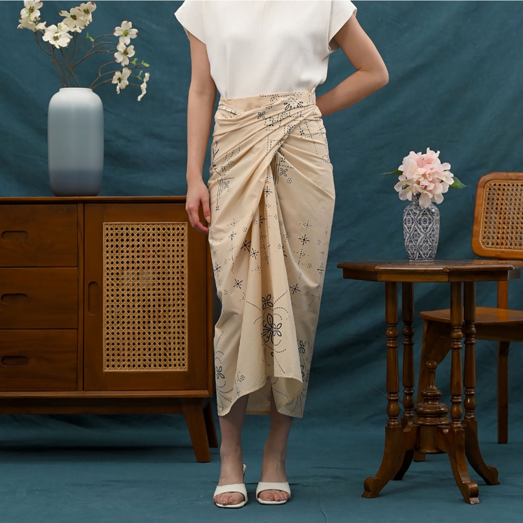 NONA RARA - Lilit Kontemporer P0676, Rok lilit batik wanita modern