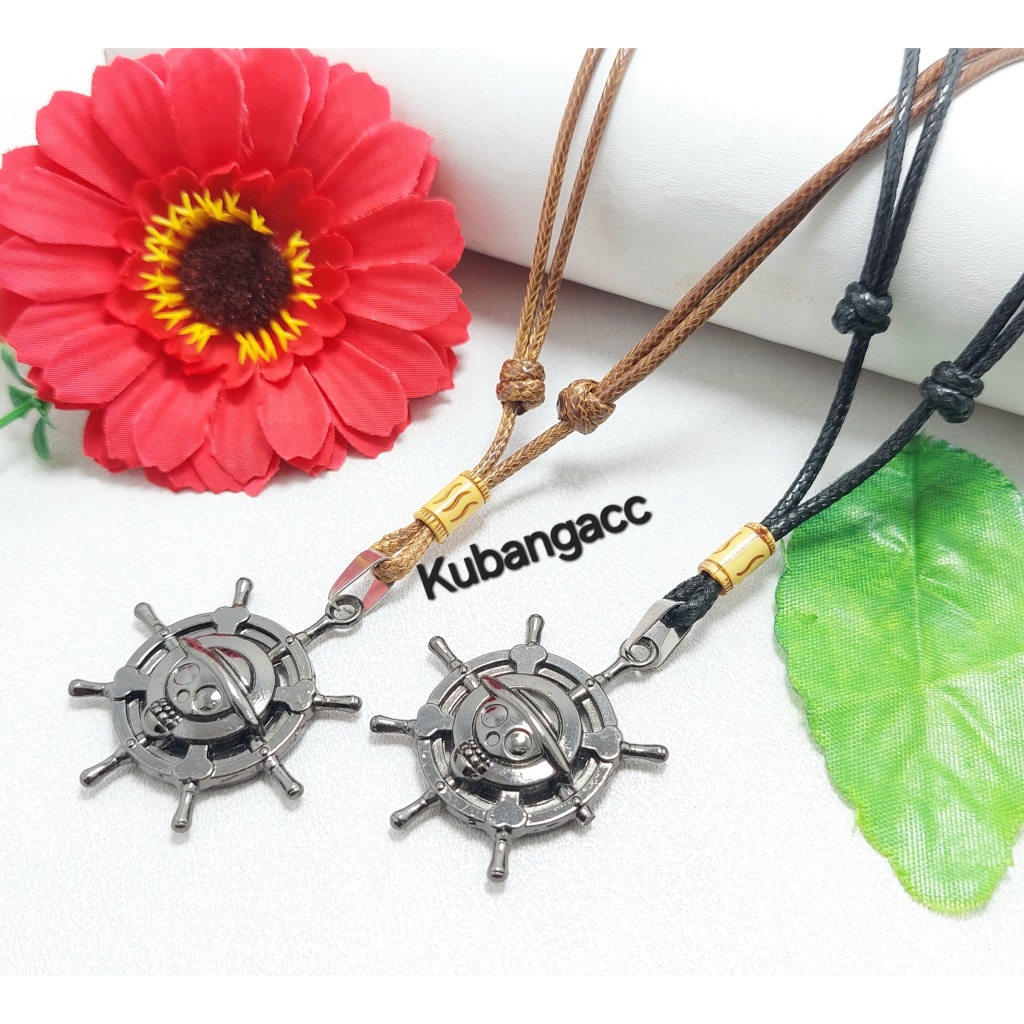 Kalung. Kalung Tali Bandul One Peace Tengkorak Kalung Pria Wanita Murah