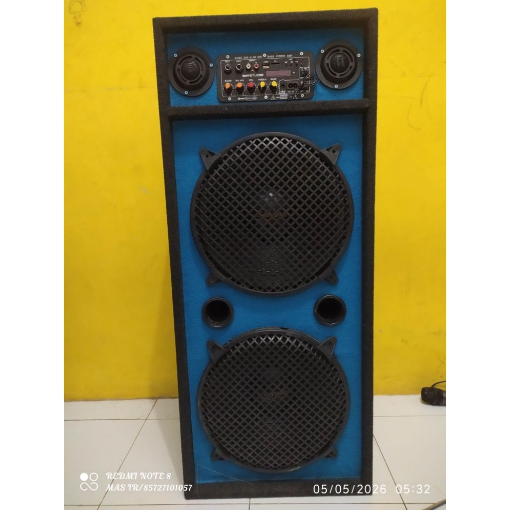 speaker Aktif bluetooth 12 in dobel