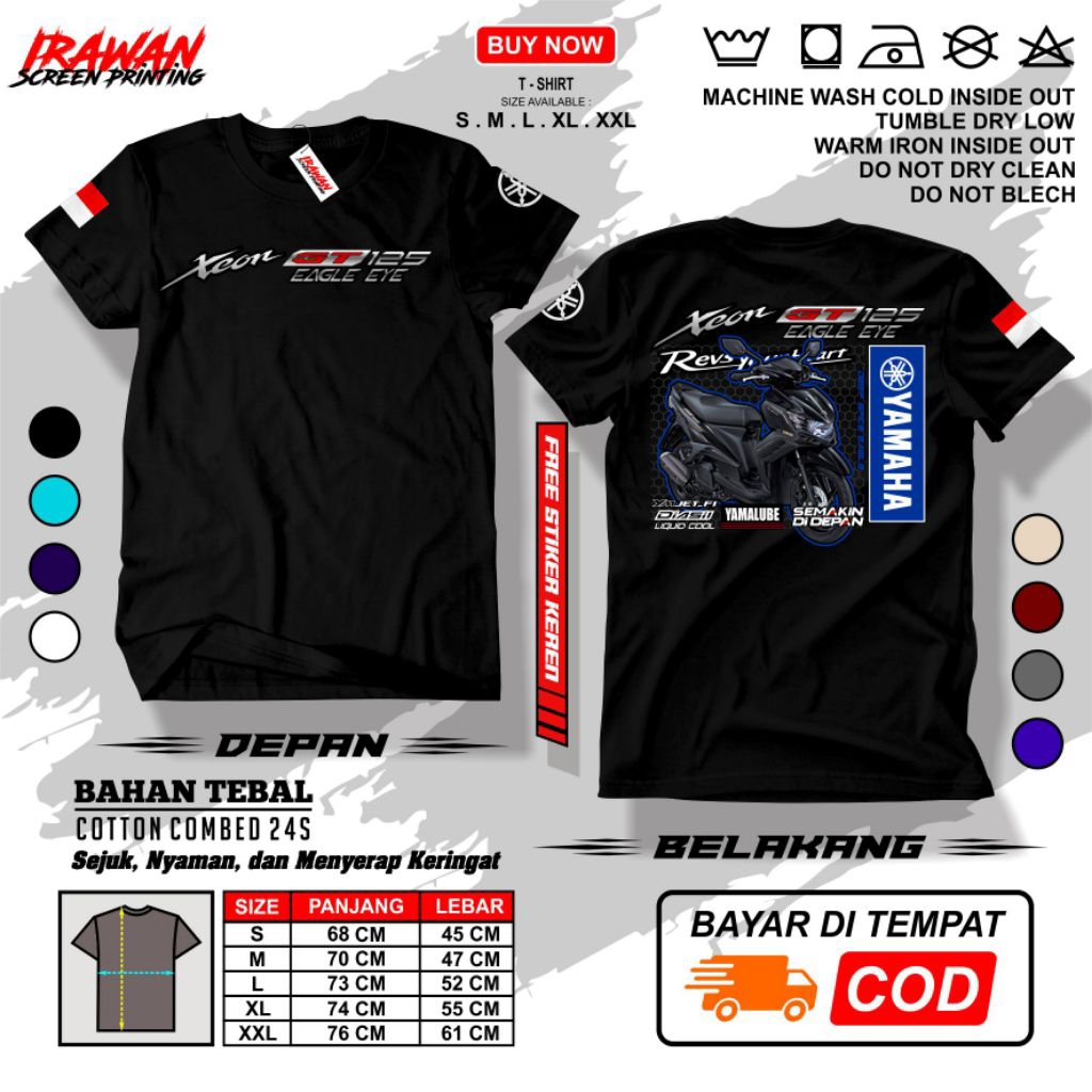 KAOS YAMAHA XEON GT 125 EAGLE EYE - DEEP SPACE EAGLE