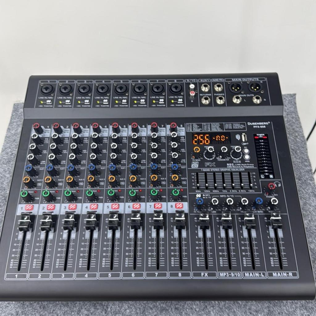 Power Mixer Dusenberg PFX608 – PFX608 Power Mixer Dusen berg 8 Channel PFX608 – GARANSI RESMI 2 TAHUN Headphones Pc