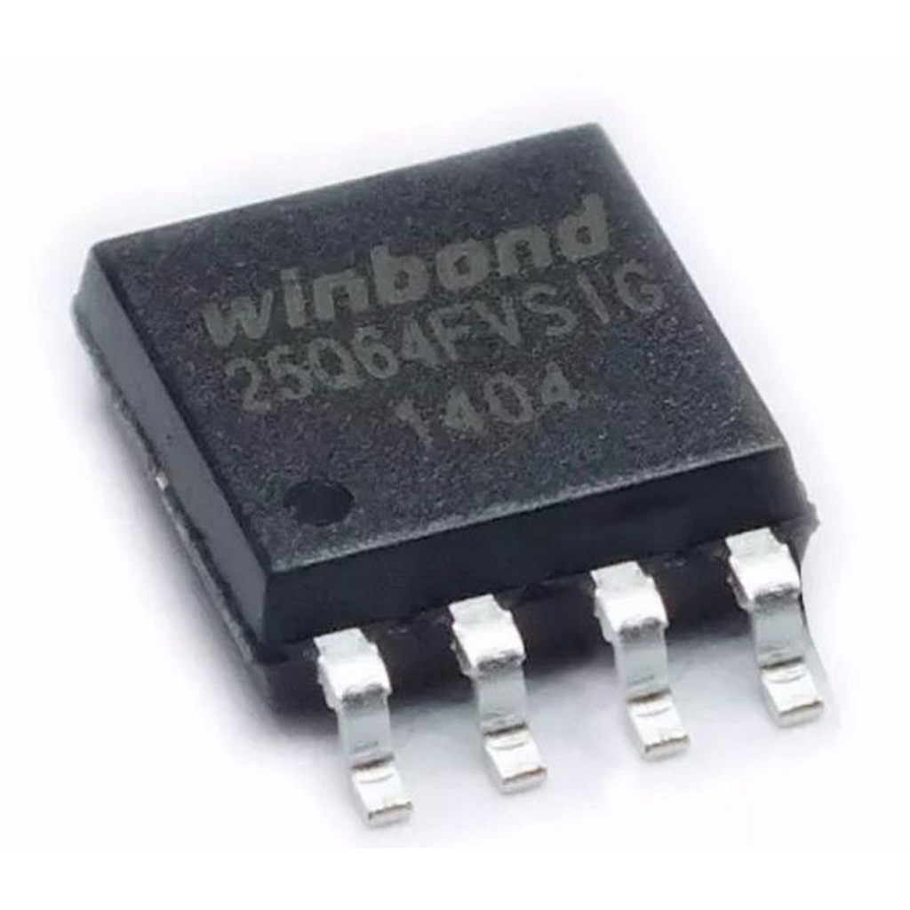 IC Bios Winbond W25Q64FVSIG Original - SPI Flash Memory 8MB (SOP-8)- New 100%