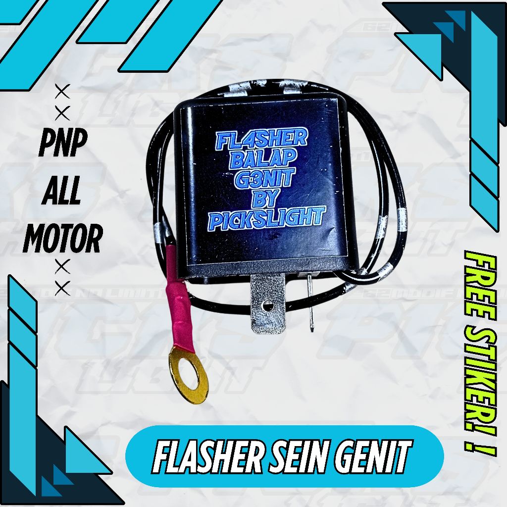 Flasher sein pengatur kedipan ala bus malam, flasher genit kedip 3x strobo, sein genit, flasher sein