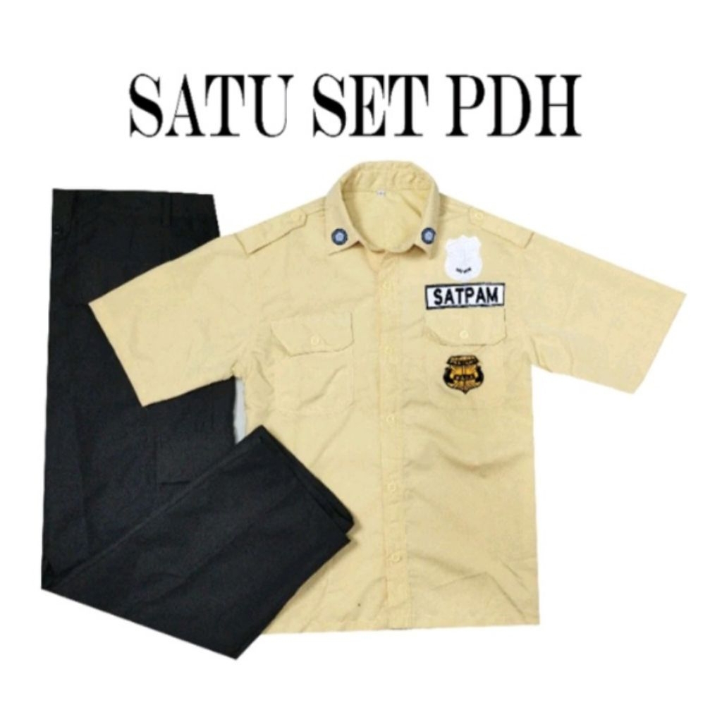 BAJU PDH SATPAM | BAJU SATPAM PDH