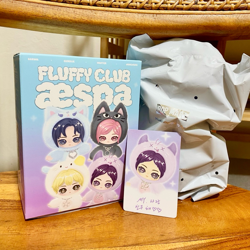 Aespa Popmart Fluffy club doll