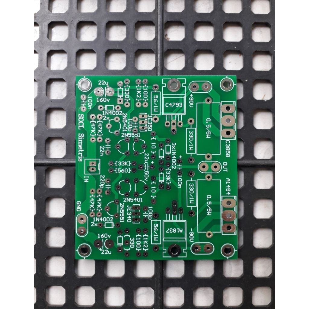 pcb power socl simetris 2 layer