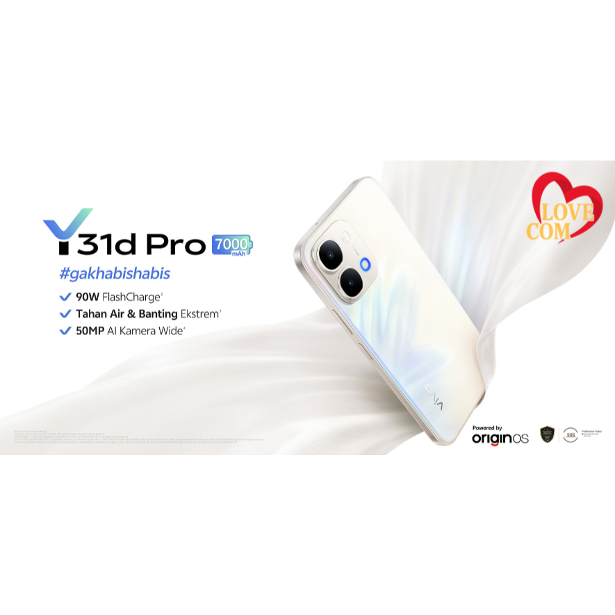 Vivo Y31 Pro | 6 GB / 128 GB | Hp kekinian | Hp Vivo 3 jutaan