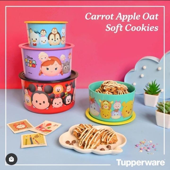 TUPPERWARE DISNEY TSUM TSUM CANISTER (4)