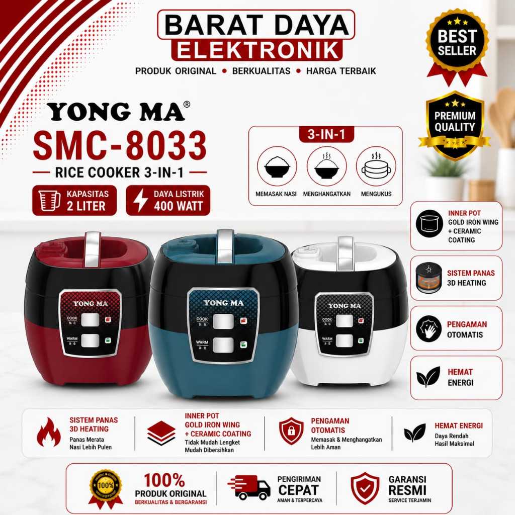 Yong Ma Magic Com SMC8033 Rice Cooker