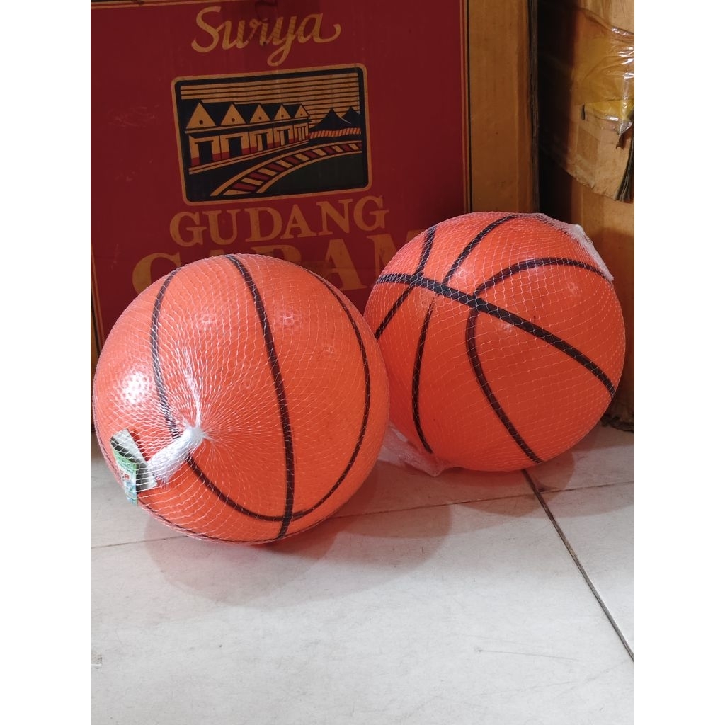 Mainan Bola Karet / Bola Basket Karet / Bola Anak Anak
