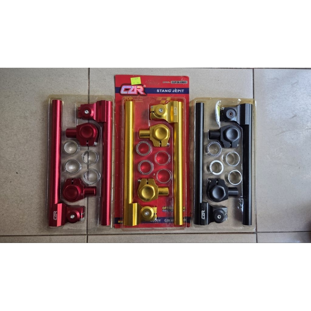 Stang Jepit Robot Clip On Merek CZR Vixion New R15 RxKing Tiger Megapro New CB150R New Verza Satria 