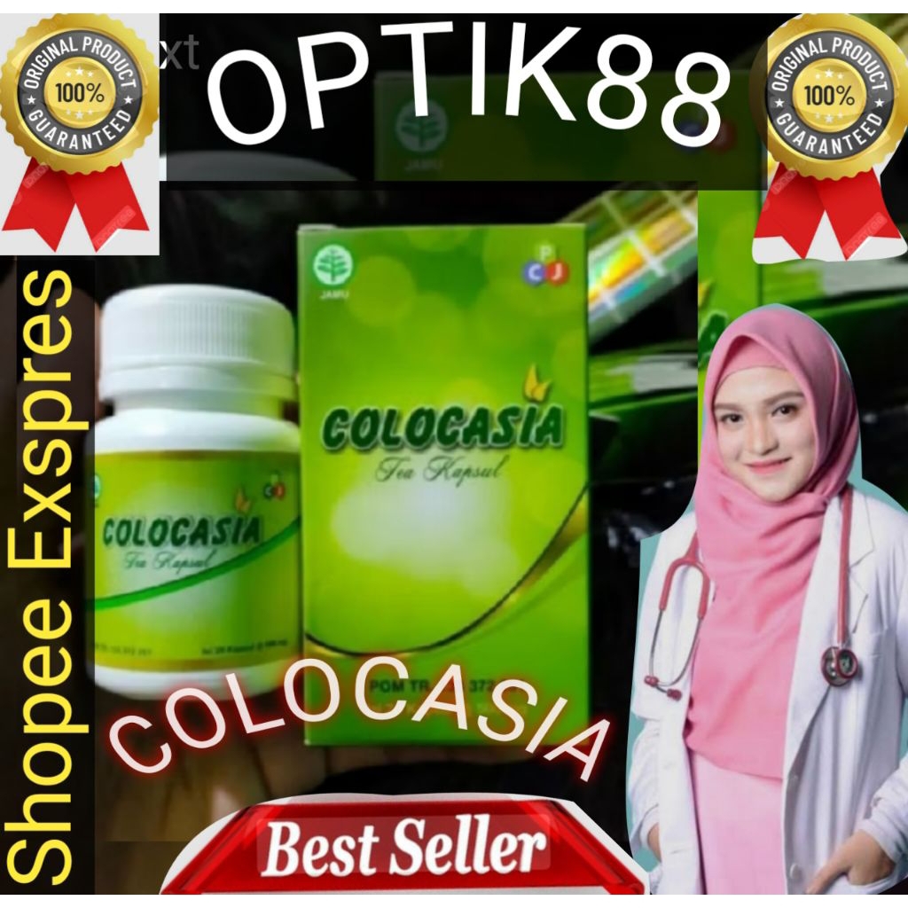 COLOCASIA Tea Capsul Penambah Cairan Sendi Lutut Original Lejel Herbal