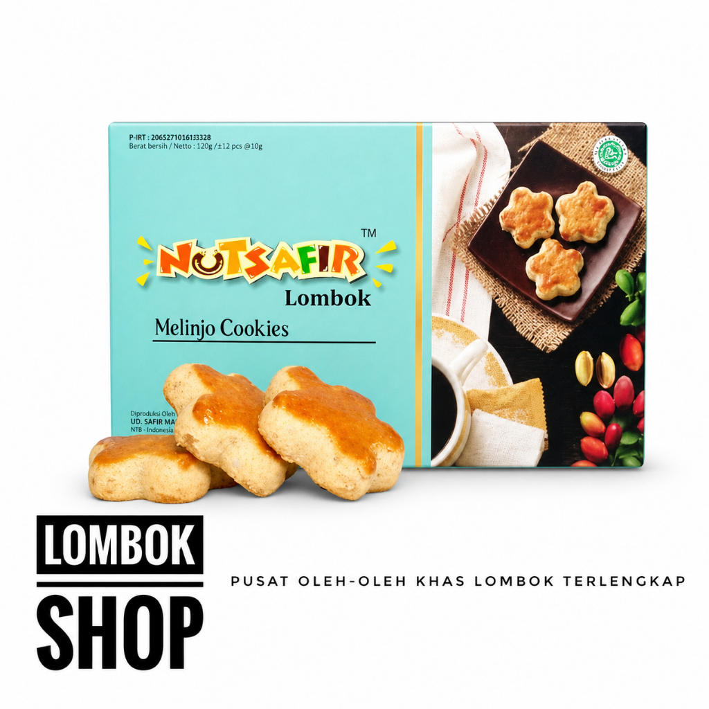 Kue Melinjo Nutsafir Cookies Khas Lombok